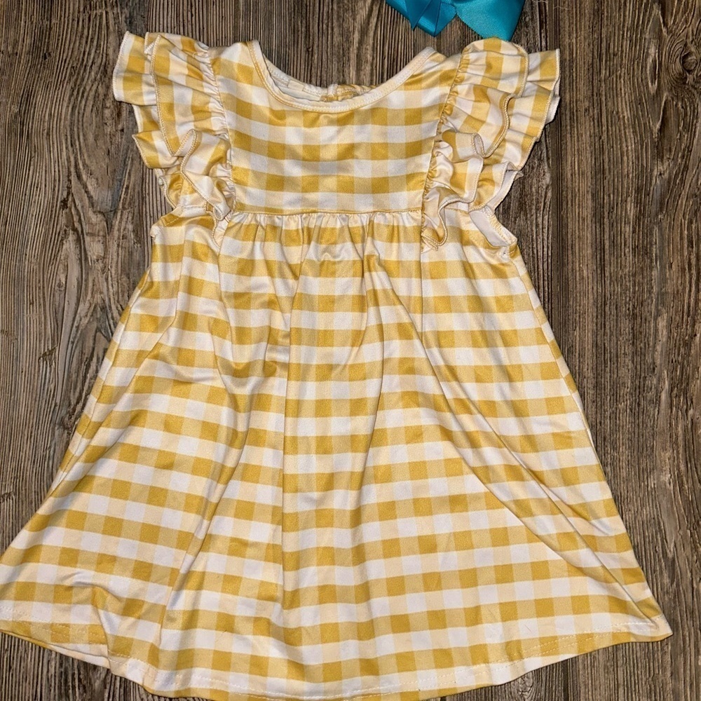 Melina & Me Ruffle Gingham Dress